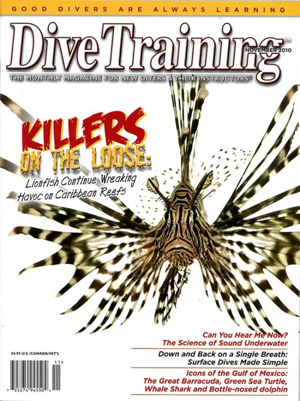 Scuba Diving | Dive Training Magazine, November 2010