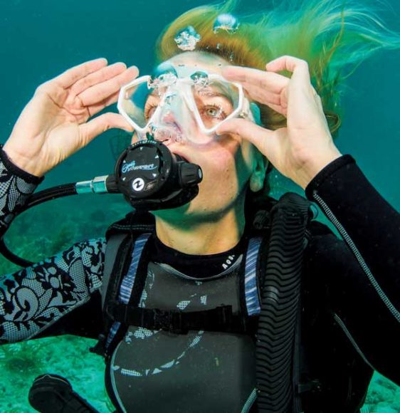 Mastering The Mask Clearing Skill Dive Training Magazine