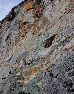Cayman Brac rock climbing
