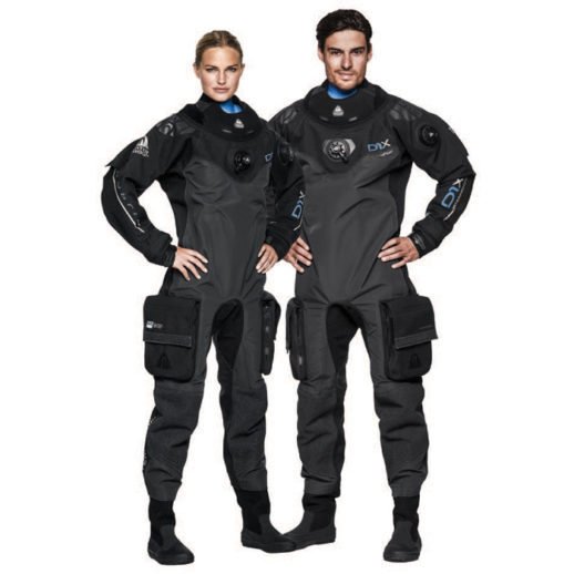 This image portrays WATERPROOF USA, D1X HYBRID ISS DRYSUIT by Dive Training Magazine | Scuba Diving Skills, Gear, Education.